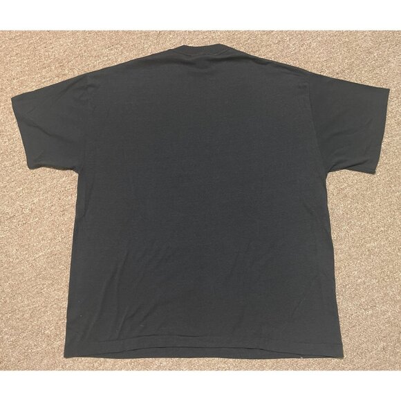 Vintage 90s XL Trench Chicago Bulls NBA Michael Jordan Single Stitch T-Shirt - Picture 7 of 7